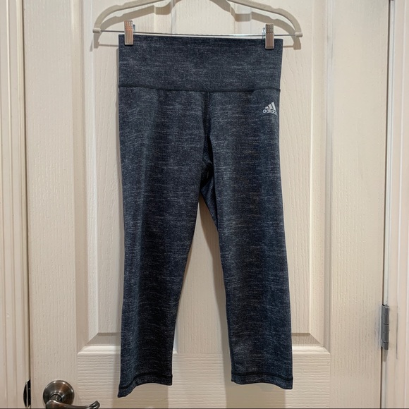 adidas Pants - ADIDAS Workout Leggings Capris High Rise Small